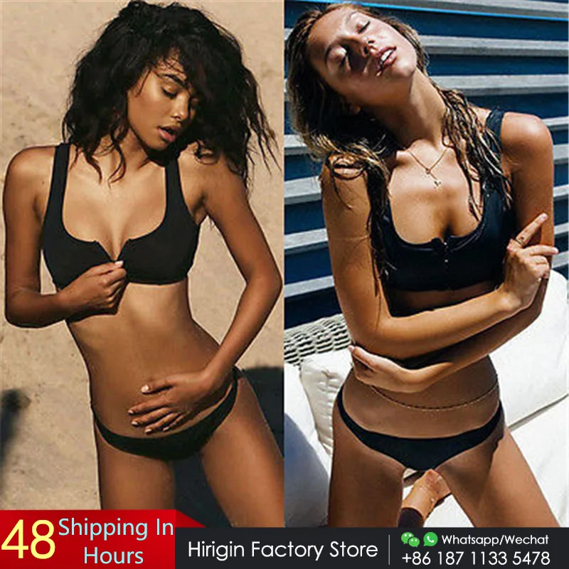 Сексуальный женский купальник пуш ап бикини с подкладкой купальный костюм