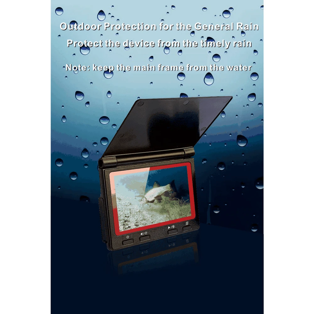 Pаспродажа Подводная камера для рыбалки грязное проникновение воды видео визуальный рыболокатор HD 180 ° широкоэкранный рыболовный инструмент