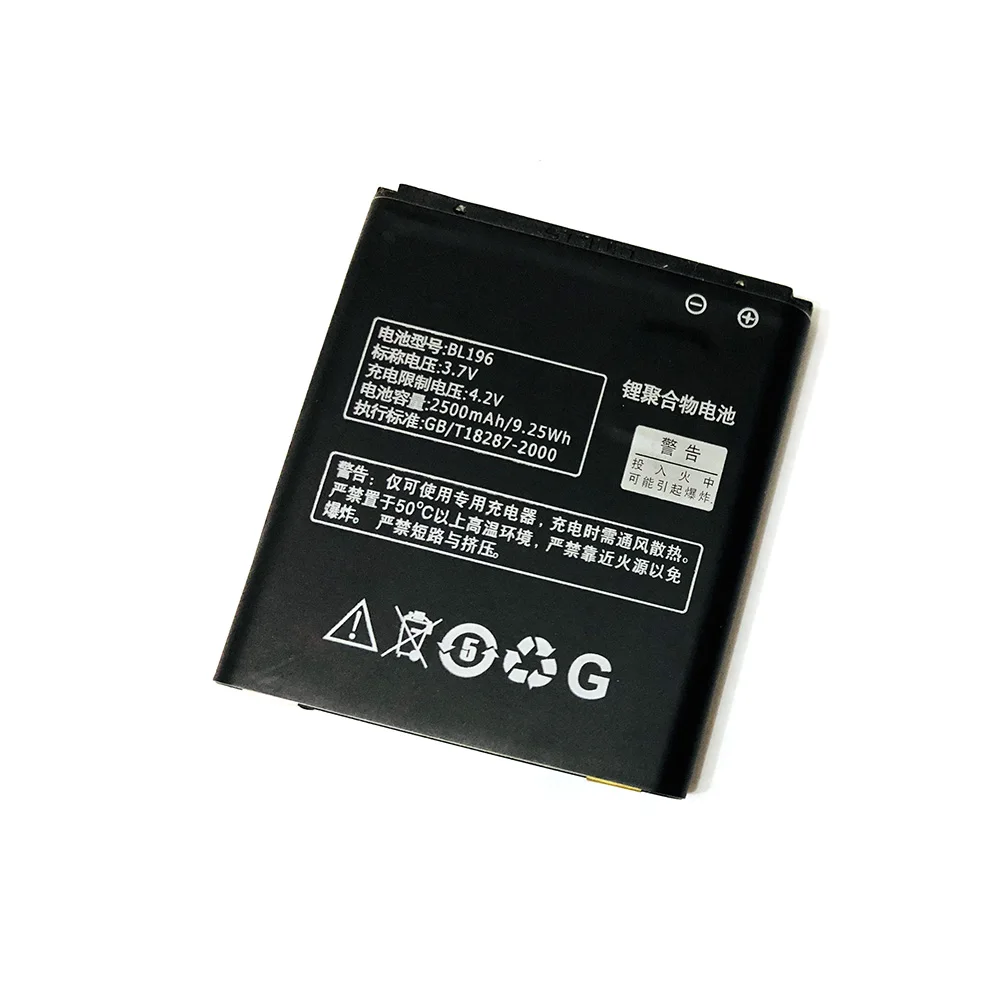 Для Lenovo 2500Mah BL 196 BL196 литий ионный аккумулятор Замена P700 P700i i Smart мобильный