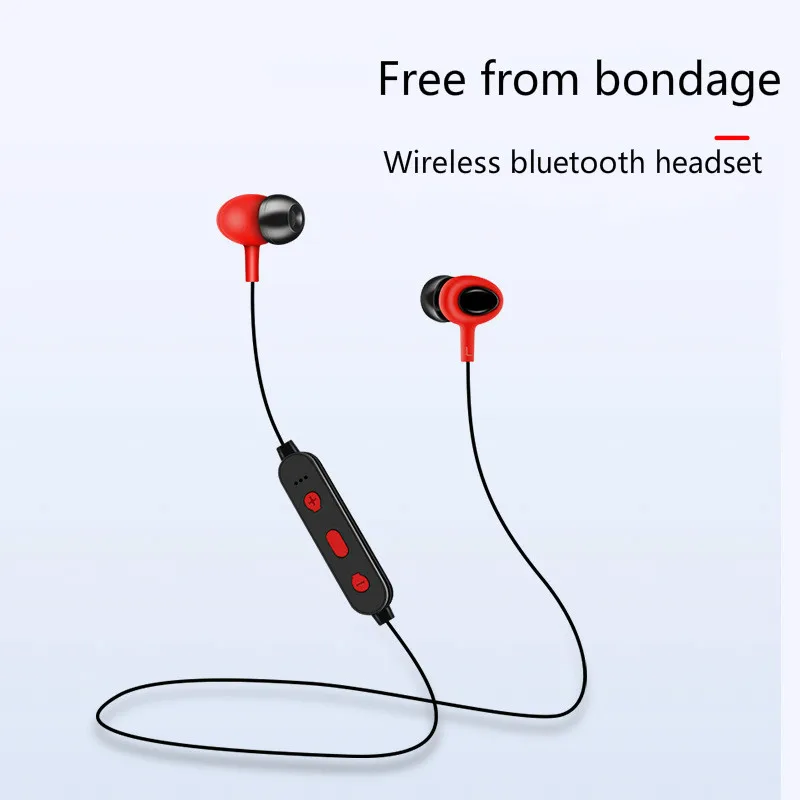 Bluetooth-наушники с шейным ремешком Спортивная игровая гарнитура микрофоном стерео