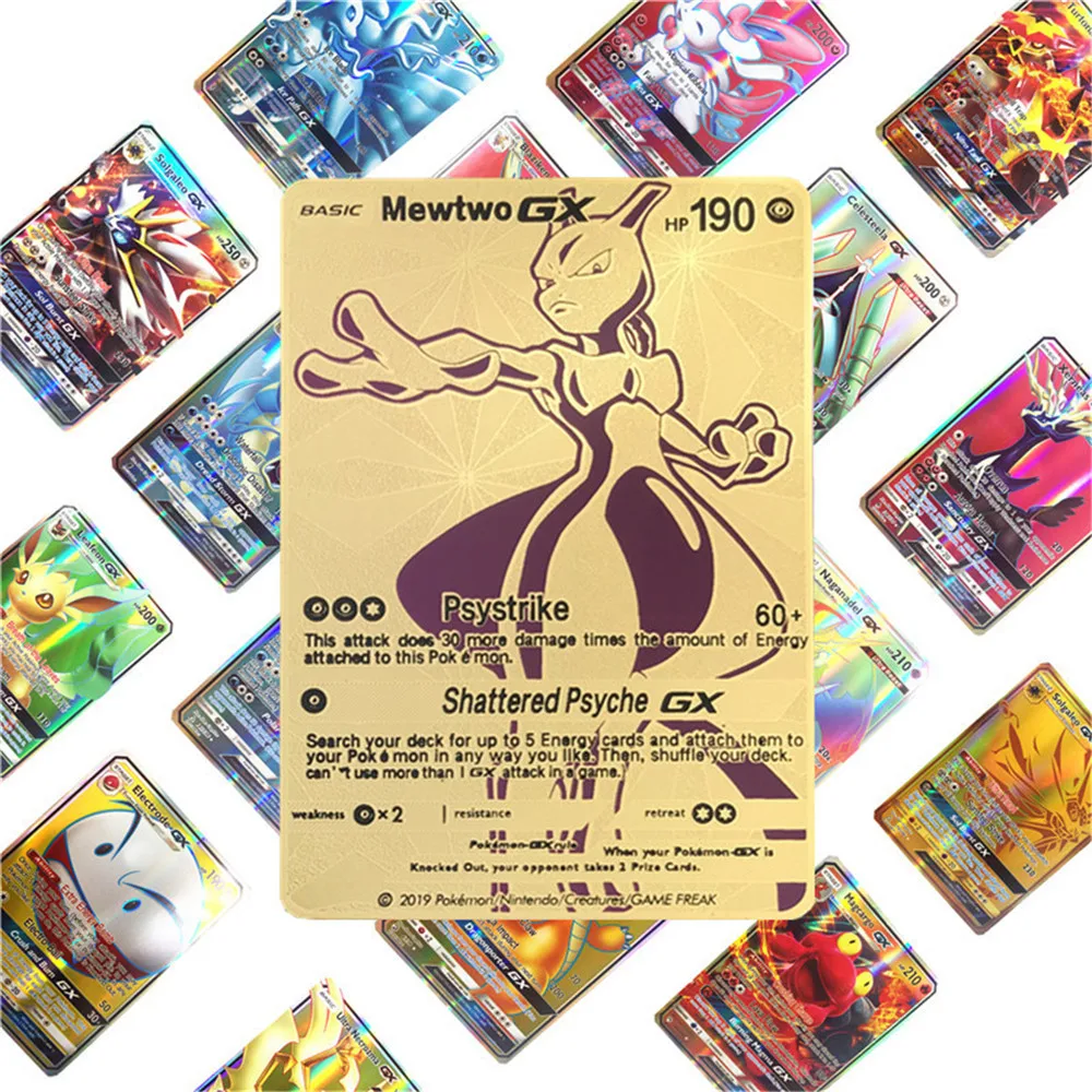 6 шт./лот металлический Dragon Ball Crad(1 шт. золотая металлическая карточка и 5 шт. бумажные игровые карты) с коллекционной пластиковой коробкой Super Dragon Ball Z - Цвет: 6pcs(1Metal 5Paper)