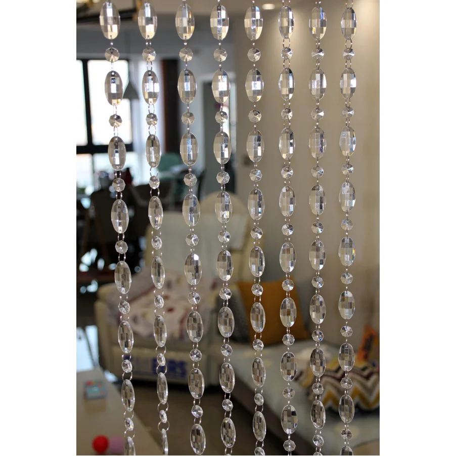 Новогодние и рождественские украшения для дома роскошная занавеска из бисера