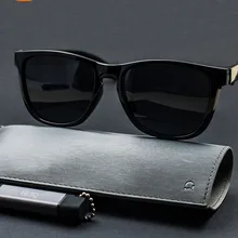 Original XIAOMI Mijia Classic Square Sunglasses Selfrepairing TAC Polarizing Lense No Scew Sunglasses 6 Layer Polarizing Film