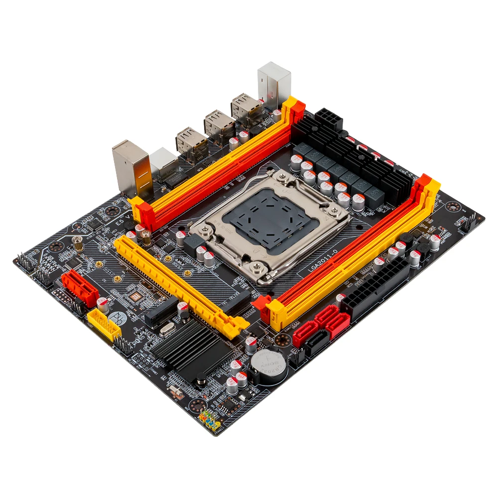 Материнская плата ALZENIT материнская Intel X79 LGA 2011 Xeon E5 с поддержкой ECC REG DDR3 128 ГБ M.2 NVME