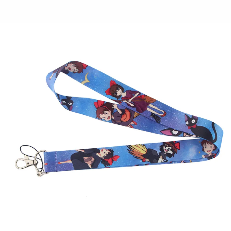 CA86 Kiki's Delivery Service Lanyard Neck Strap for key ID Card phone Straps Badge Holder DIY Hanging Rope Neckband Accessories |