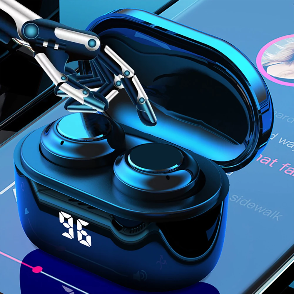 

Handsfree Bluetooth 5.0 TWS Earphone Wireless Earbuds Waterproof 3D Stereo With Micophone In Ear Gaming Sport Noise Cancelling