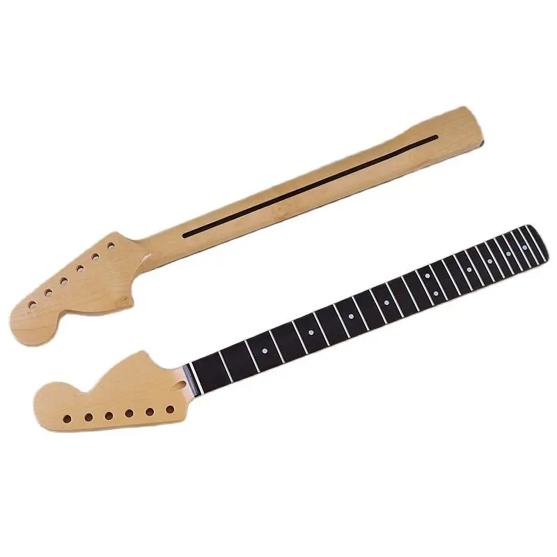 

Big Head High Gloss ST Guitar Neck with Middle Line Canada Maple Electric Guitar Neck with Middle Line on Back 5.7cm Heel Width