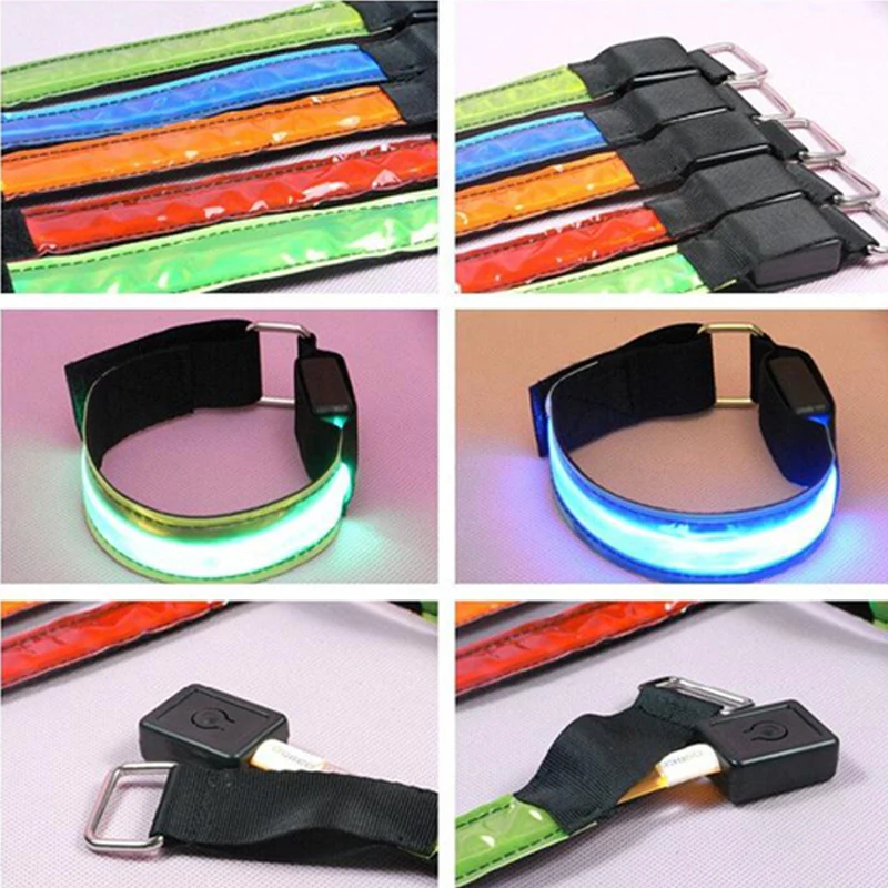 Светящиеся браслеты со светодиодной подсветкой наручный браслет Ремешок