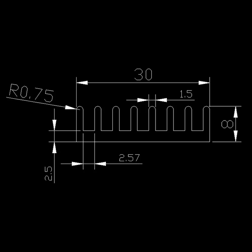 5/10 шт. алюминиевые радиаторы 22x30x8 мм | Компьютеры и офис