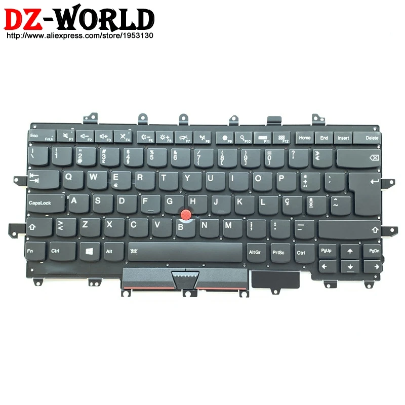 Клавиатура с португальской подсветкой для Lenovo Thinkpad X1 Carbon 4 го поколения MT: 20FB 20FC