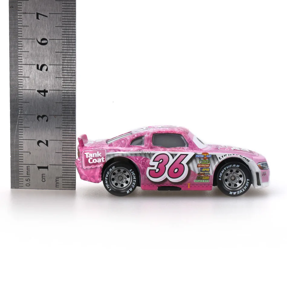 Disney Pixar Cars 2 3 Lightning 40 стиль Mcqueen Mater Jackson Storm Ramirez 1:55 литой автомобиль металлический сплав мальчик детские игрушки подарок