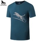 Футболка мужская стрейчевая, быстросохнущая, с принтом, из вискозы, для фитнеса, повседневная, 6XL 7XL 8XL