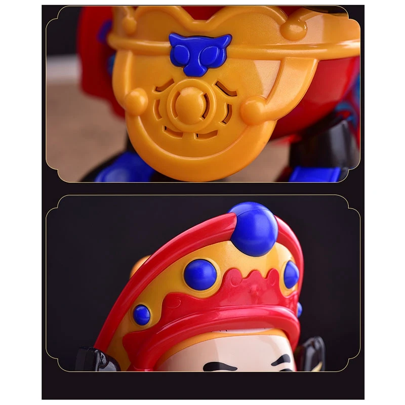 

Electric Robot Toys 4 Faces Change, Singing and Dancing Beijing Opera Face Changing, Kids Birthday Toy Gifts