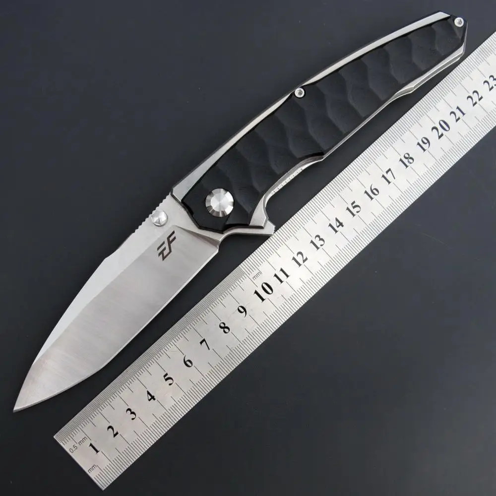 S Складной карманный нож Eafengrow EF913 D2 Blade G10 для выживания кемпинга, охоты, нож с ручкой, тактический инструмент для повседневного ношения нож - Цвет: S