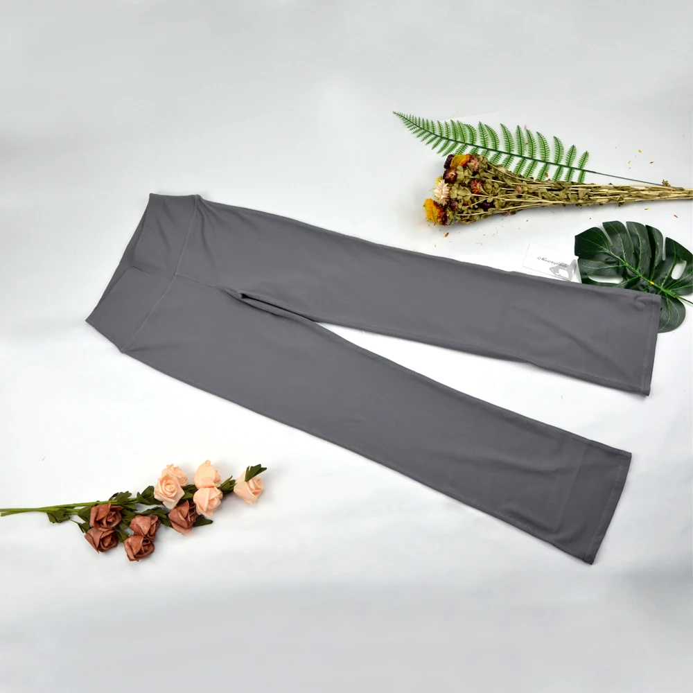 

Gym Leggings Yoga Pants Sports Fitness Clothes Women Flares Running Leisure New High Waist Slim Hip-Up Solid