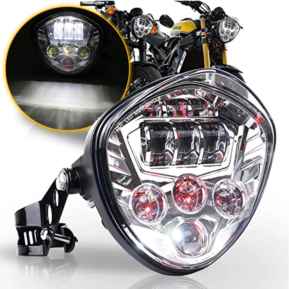 Мотоцикл фары светодиодные лампы рабочее пятно света противотуманная фара