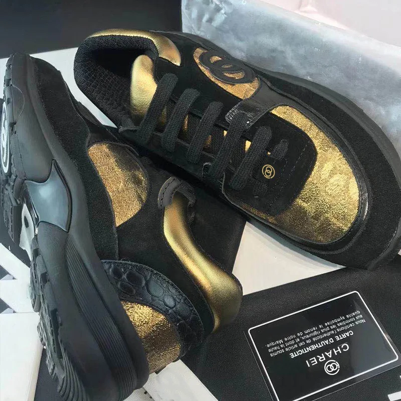 

CHAREI fashion Sneakers women shoes counter the latest vamp leather top luxury standard manufacturing fine packaging