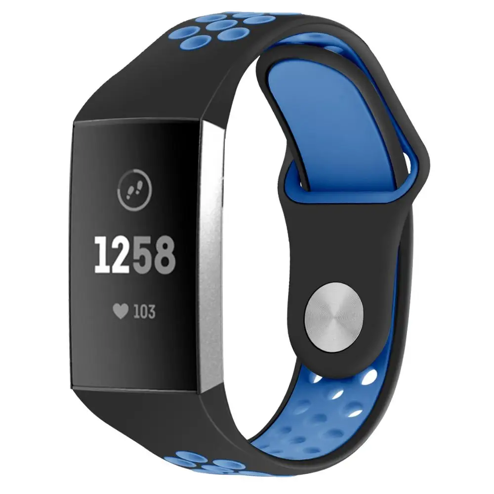 Силиконовый спортивный ремешок для Fitbit Charge 3 сменный ремешок браслет для Fitbit Charge 3 Correa Fitbit Watch 61003