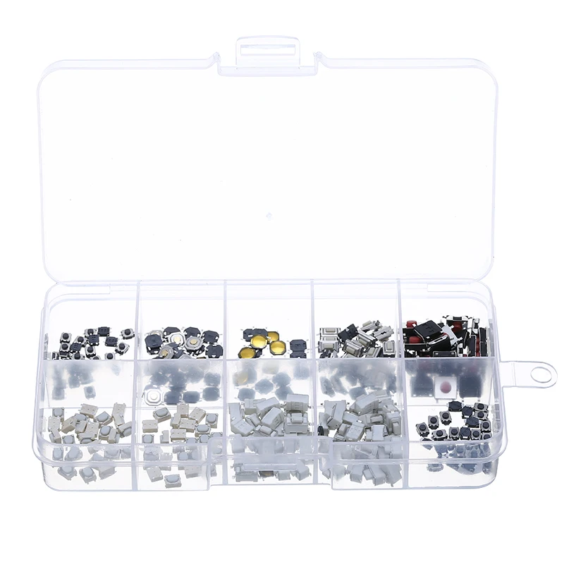 250 шт./кор. смешанный тактильный сенсорный кнопочный выключатель 10 типов Mayitr