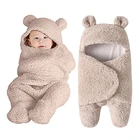 Супермягкий плюшевый детский Пеленальный Одеяло для младенцев на осень и зиму из овечьей шерсти