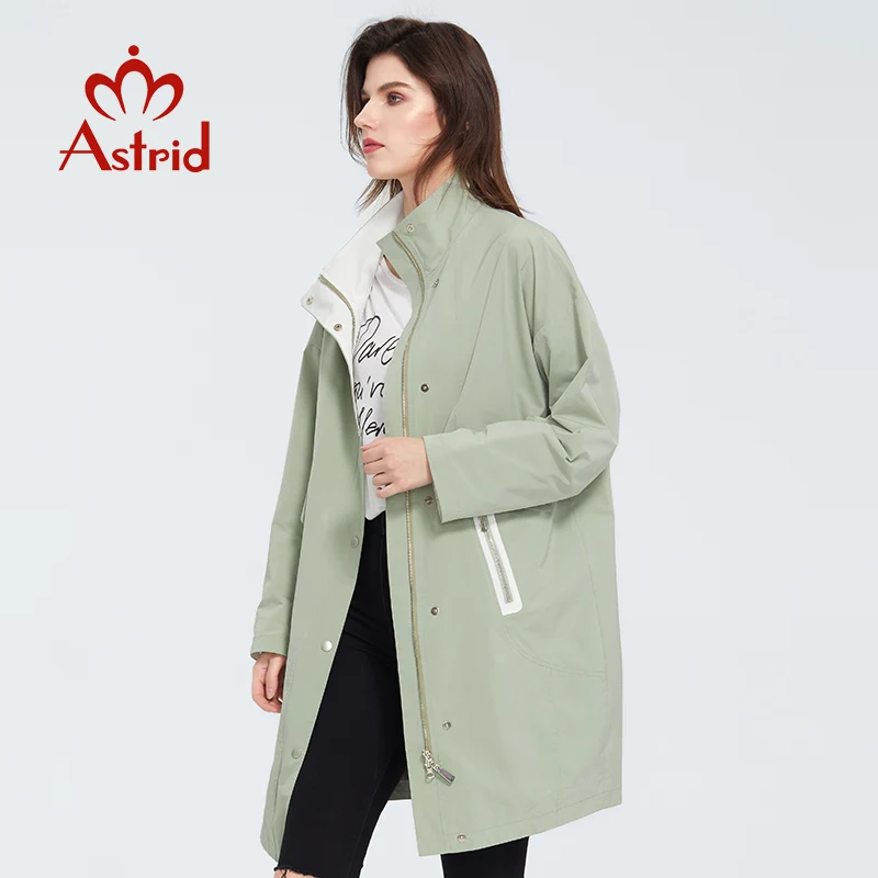 Astrid/весеннее Новое поступление модный женский плащ высокое качество городская