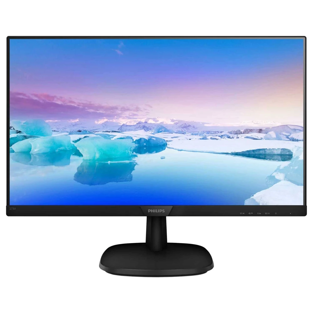 Монитор ЖК-дисплея Philips 273V7QDSB (00/01) 27 дюймов [16:9] 1920x1080 (FHD) IPS безблеск 250CD/м2 VGA DVI HDMI Аксессуары для монитора компьютера