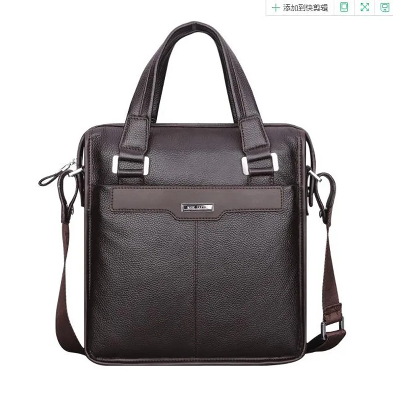 Модная мужская сумка синего цвета из натуральной коровьей кожи с первым слоем