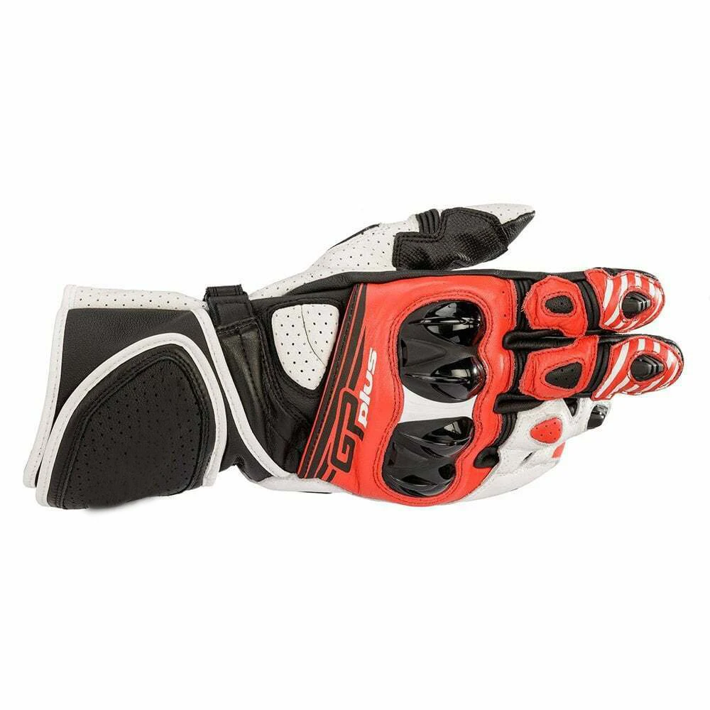 

Free shipping 2020 Alpine Black/red/yellow GP Plus R V2 Leather Racing Motorcycle Motorbike Gloves All sizes