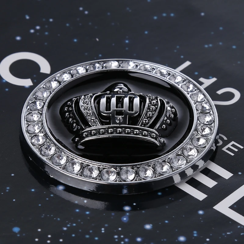 Авто авто 3D Алмазная Корона металлический значок наклейки персонализированные