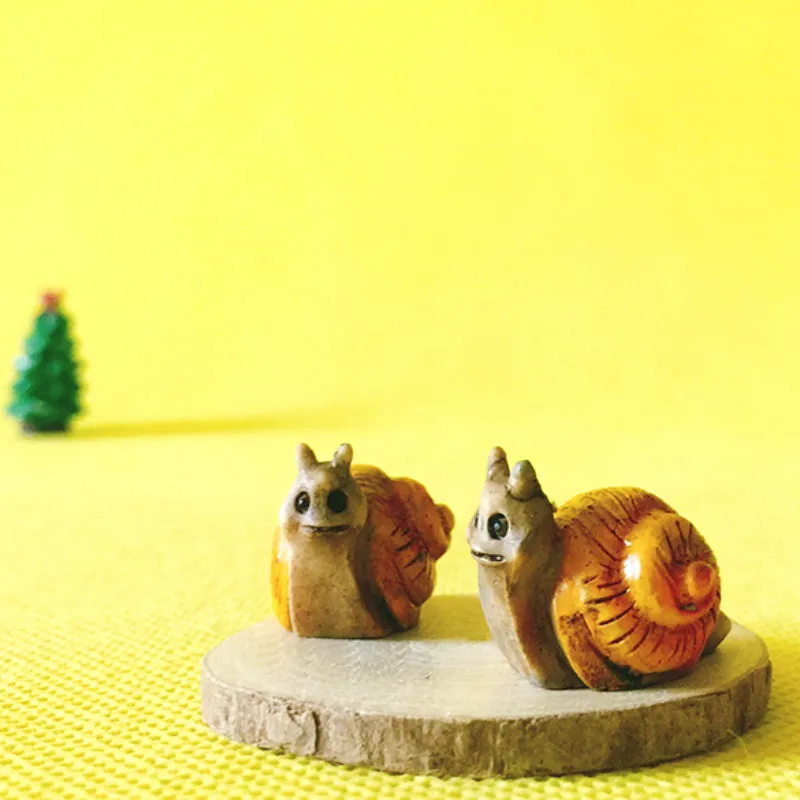 Продажа ~ 10 шт./Улитка/Кукольный дом/миниатюры/Прекрасный милый/Сказочный Садовый