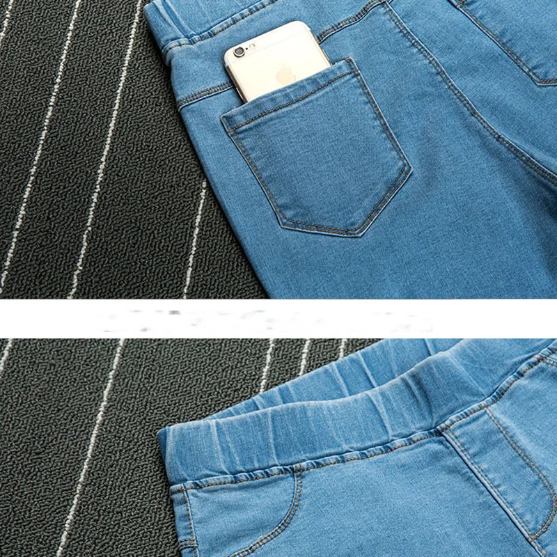 

Jeans Women Hollow Out Ripped Vintage Denim Elastic High Waist Korean Style Womens Jean Harajuku Simple All-match Lesure Girls