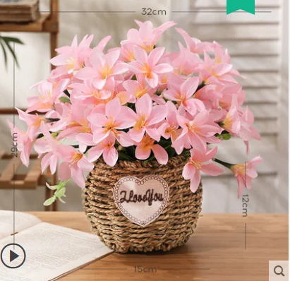 Имитация искусственного цветка украшенные цветами в горшках гостиная магазин