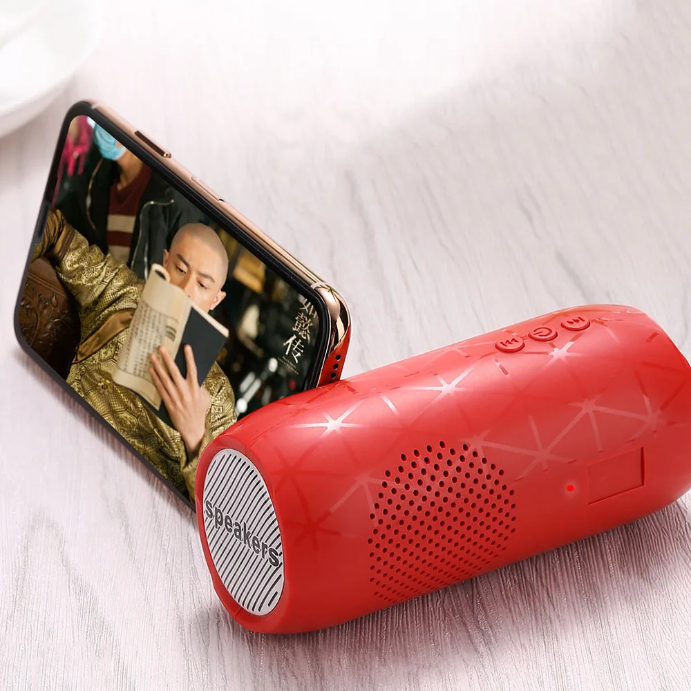 Портативный беспроводной Bluetooth динамик стерео большой мощности 10 Вт система TF FM радио музыка сабвуфер колонки для компьютера