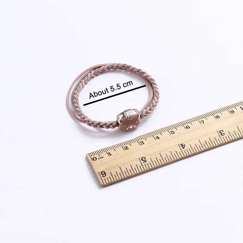 Резинки для волос женские цветные милые эластичные заколки хвоста аксессуар на