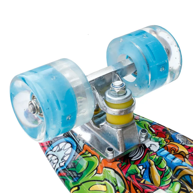 Скейтборд портативный 22 дюйма четыре колеса одноколесный скейтборд|Скейтборд| |