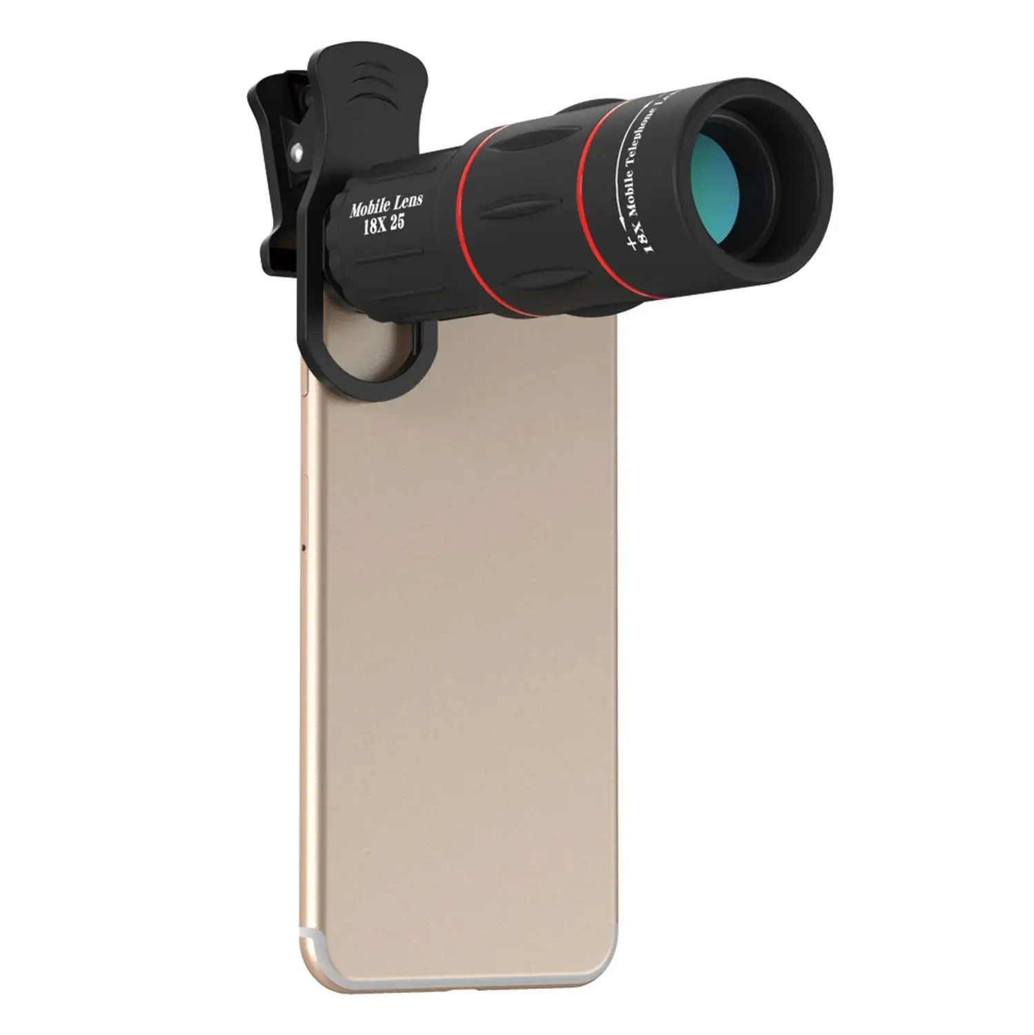 only 18x telescope APEXEL 18X телескоп зум-объектив Монокуляр мобильный телефон объектив камеры для iPhone samsung смартфонов для кемпинга охоты спорта - Цвет: only 18x telescope