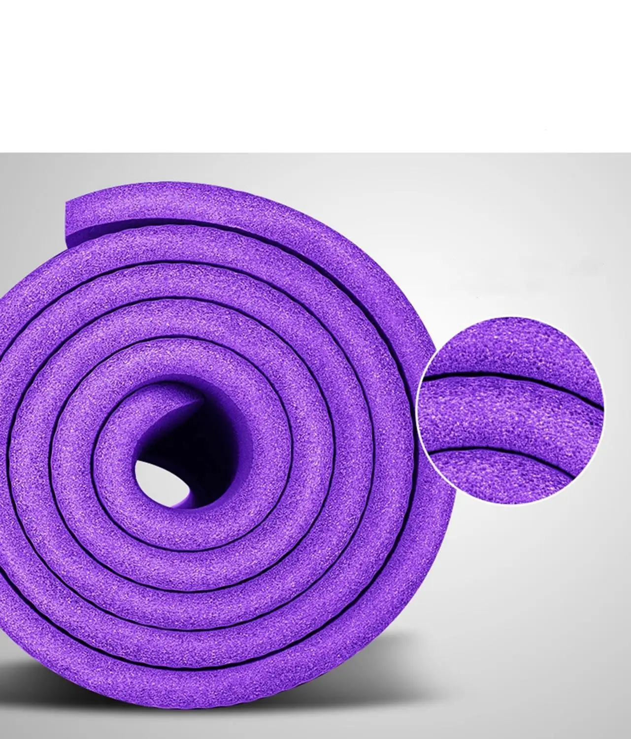 

185*61cm 10mm NBR Extra Thick Length Non-slip Yoga Mat For Beginner Massager Cushion Pilates Gym Exercise Pads Fitness Gym Mats