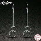 Серьги женские из серебра 925 пробы с фианитами AAAAA