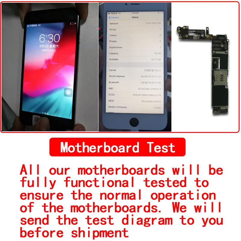 16 Гб/64 Гб/128 ГБ оригинальная разблокированная для iphone 6Plus материнская плата с