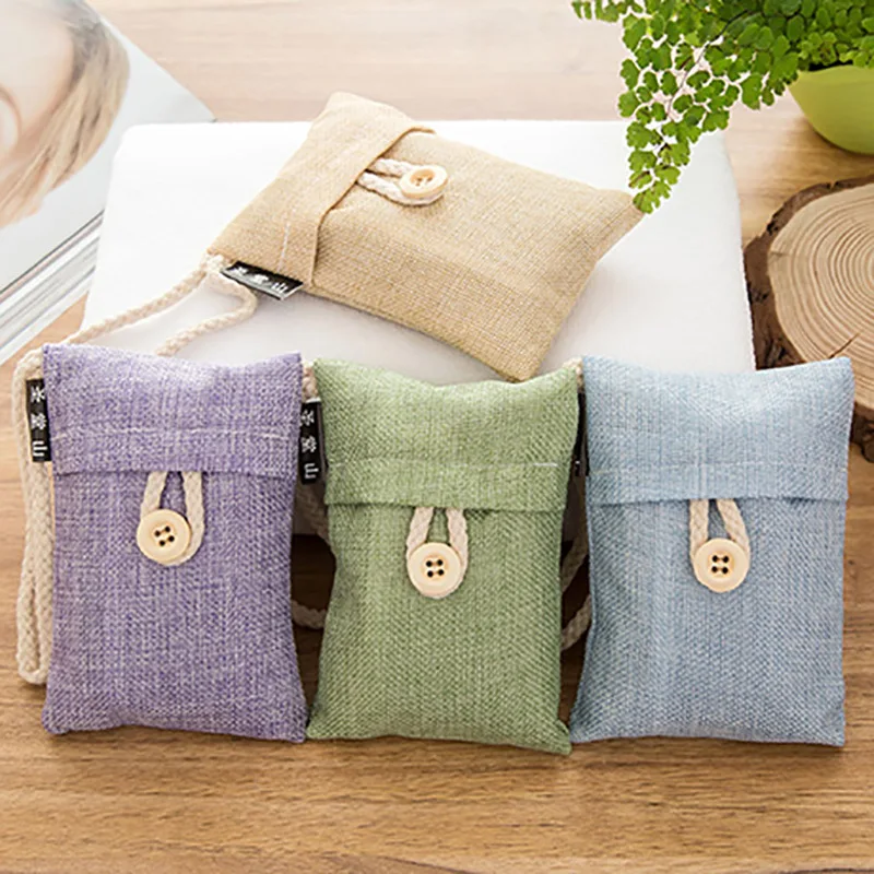 Простая бамбуковая угольная посылка бытовая продукция дезодорирование и