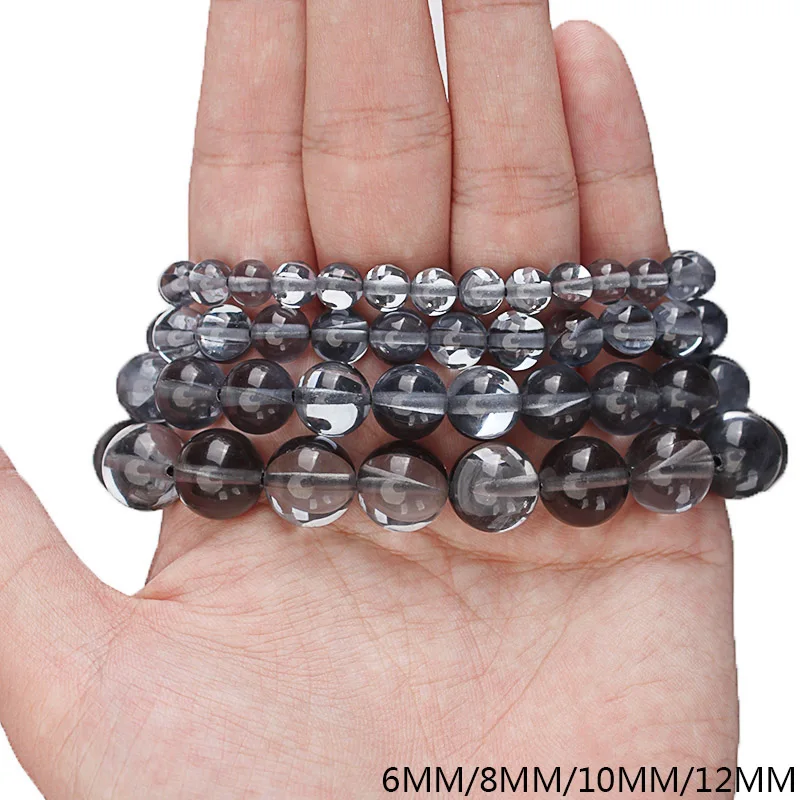 Labradorite Austria Crystal Silvery Gray Moon Stone Round Beads 6 8 10 12MM Fit Diy Handmade Jewelry Making Wholesale | Украшения и