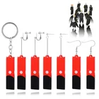 Серьги-подвески с имитацией Токио изана Курокава, акриловые Аниме Реквизит для косплея Hanafuda, модные ювелирные украшения для женщин, аксессуары