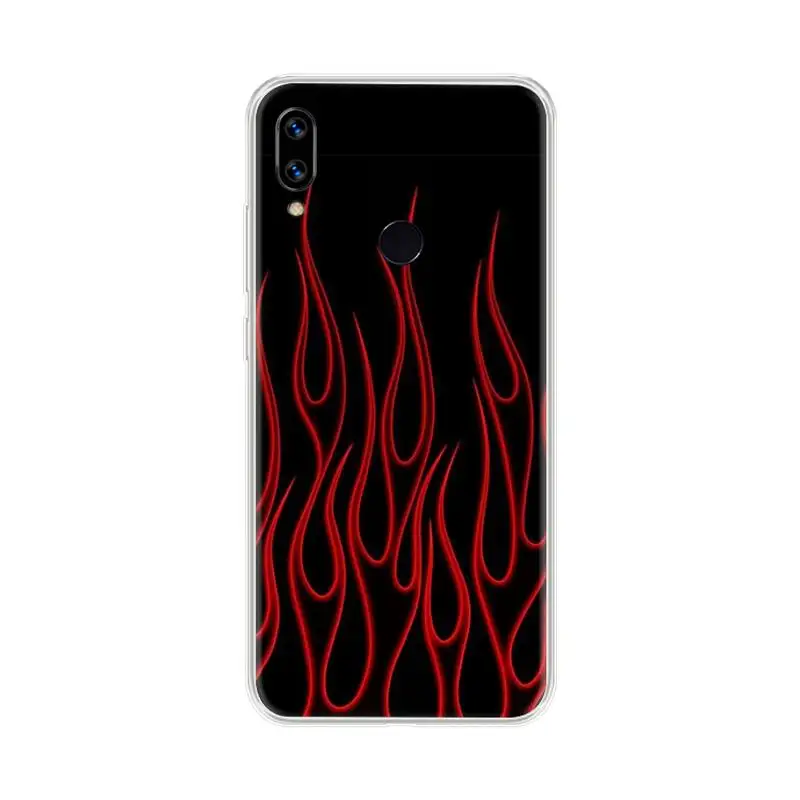 

Flame Red Flames Phone Case For OPPO F 1S 7 9 K1 A77 F3 RENO F11 A5 A9 2020 A73S R15 REALME PRO