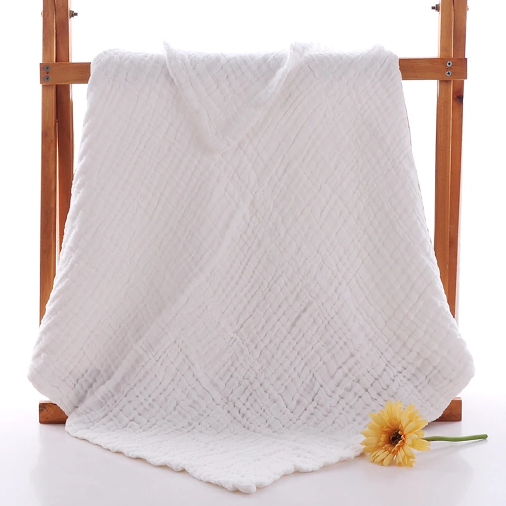 

Baby Bath Towel Shower Blanket Soft Cotton Towels Warm Sleeping Swaddle Wrap For Infant Boys Girls