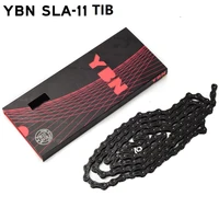 ybn 11 speed bicycle chain 11s 22s 33s hollow black chains mtb mountain road bike chain for sram shimano campanolo system