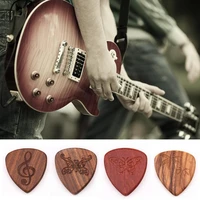 guitar picks plectrum solid wood fingerpicks musical instrument accessories
