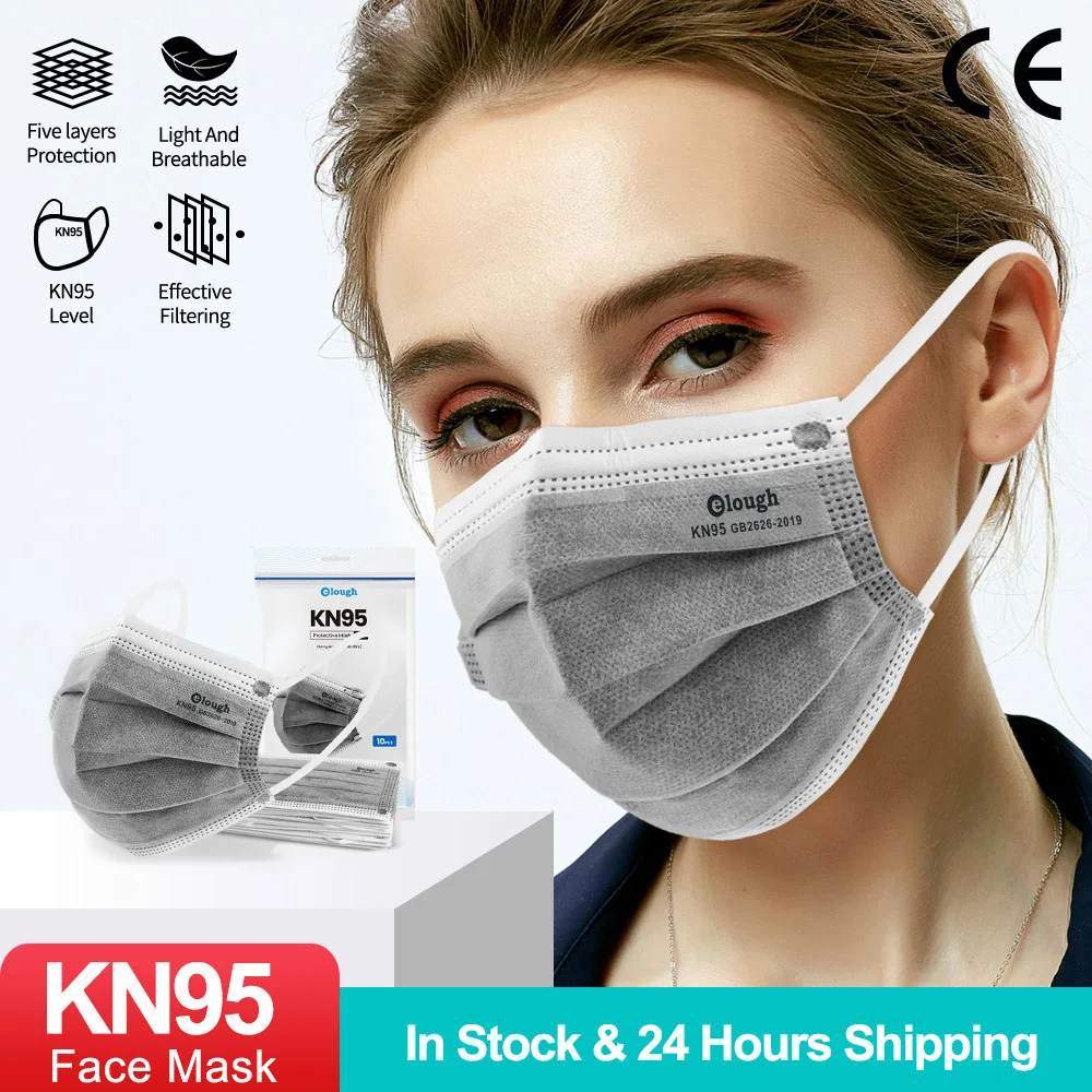 

FFP2 mascarillas KN95 Mask FFP2mask 5-Layer CE FFP2 Disposable Face Mask Activated Carbon KN 95 Mascarilla FPP2 Homologada Maske