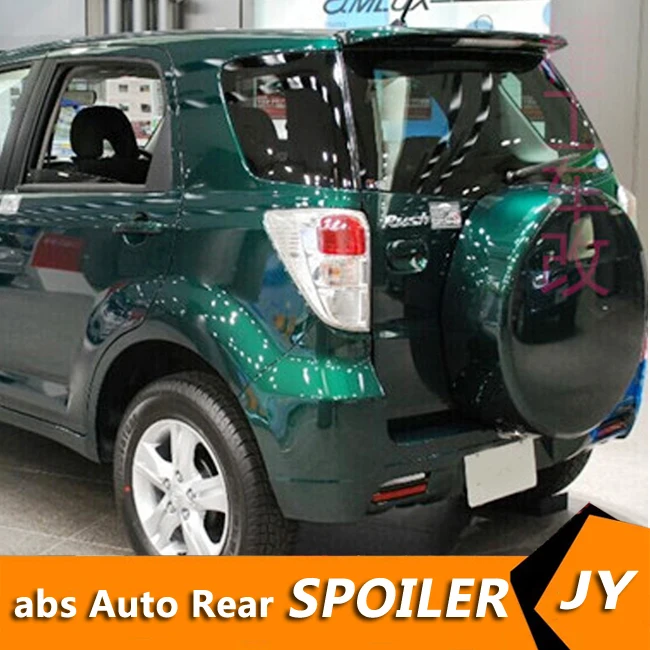 

For TOYOTA RUSH Spoiler 2014-2016 RUSH spoiler High Quality ABS Material Car Rear Wing Primer Color Rear Spoiler