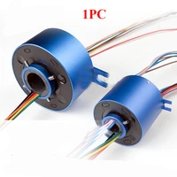 1pc 246812 channel slip ring diameter 548699113mm through hole rotary electrical connector 10a slipring conductive joint