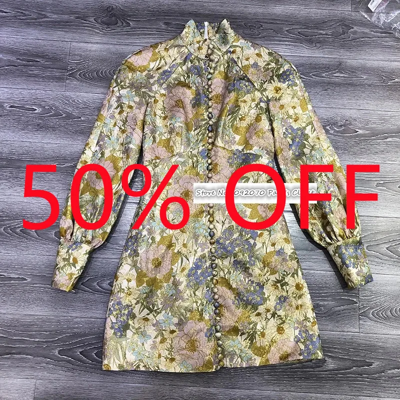 

Мини-платье LILYPAUL из смески хлопка и шелка, с длинным рукавом, скидка 50%